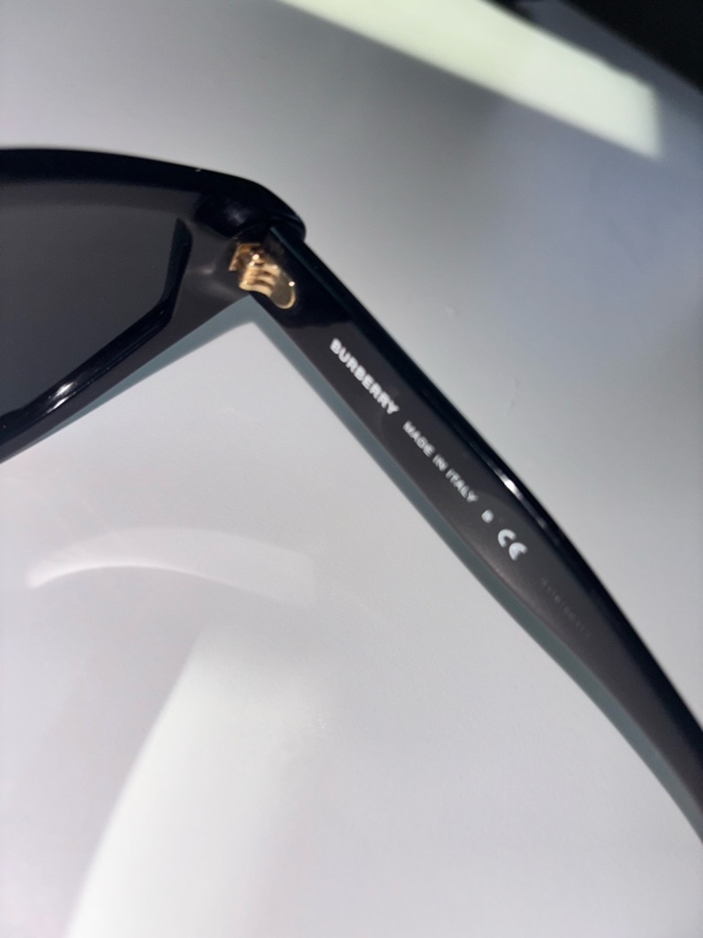 Burberry Black Cat-Eye Sunglasses with Dark Lenses - Picture 10 of 10